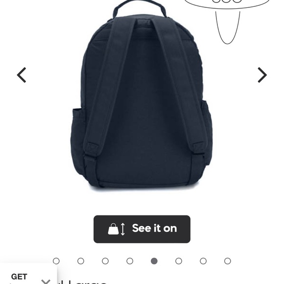 Brand new Kipling Seoul laptop book bag main image 3